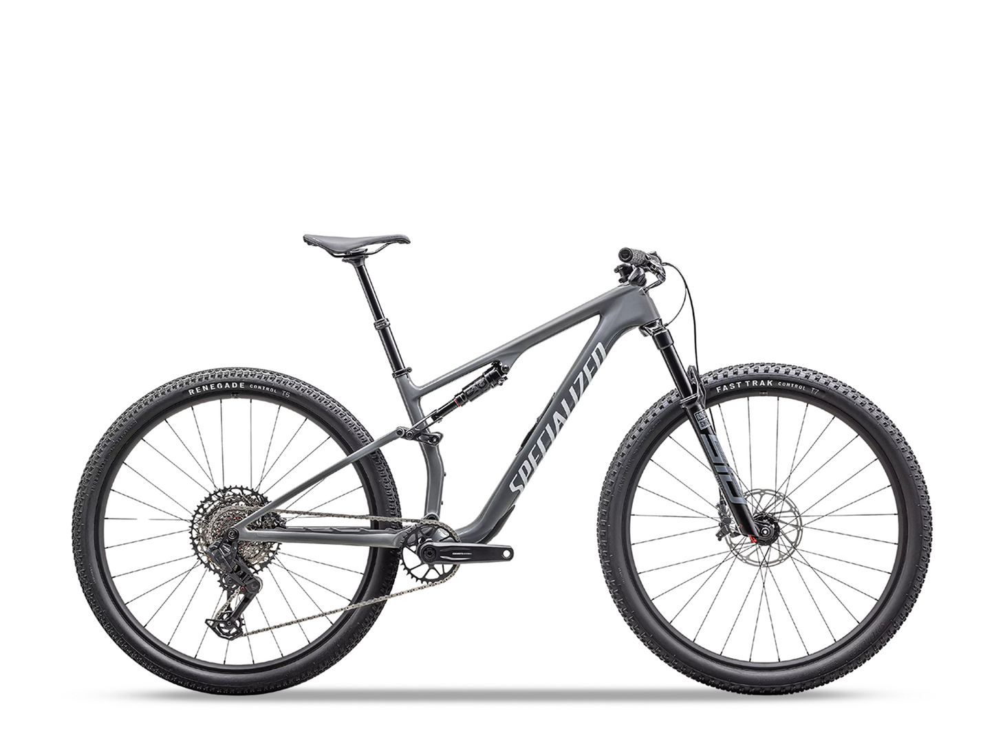 Specialized mountain bike on a white background
