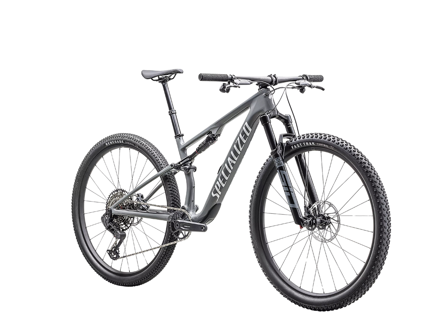 Specialized mountain bike on a white background